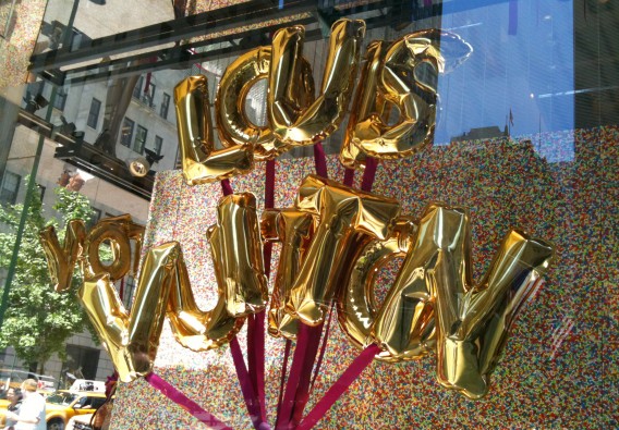Louis Vuitton Hot Air Balloons windows, New York